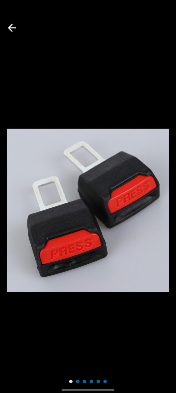 Car Seat Belt (1) Seat belt buckle For All Cars/ Seat belt Clips For All Cars/ Seat Belt Buzzer controller For All Cars Set of 2 pieces - Image 2