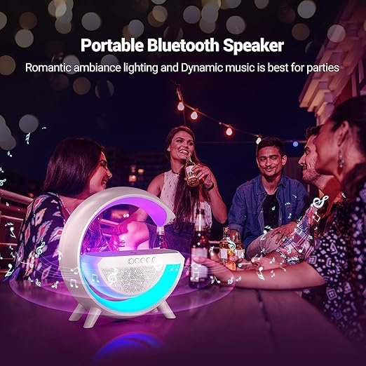 G speaker 1 G Speaker Lamp - Control 3 in 1 Multi-Function Bluetooth Speaker with Wireless Fast Charging - Image 2
