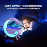 G Speaker Lamp - Control 3 in 1 Multi-Function Bluetooth Speaker with Wireless Fast Charging - Image 4