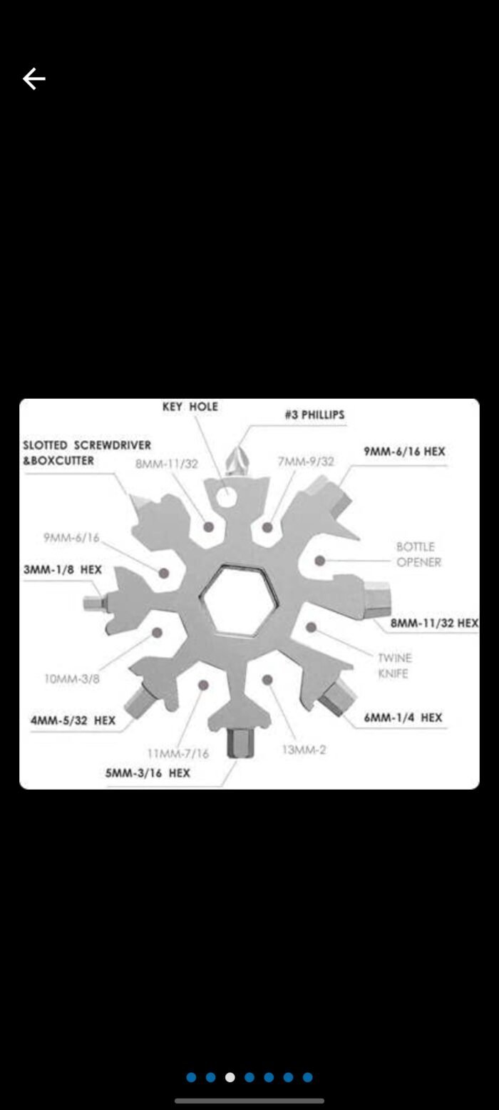 Screenshot_20240715-190749 18-in-1 Steel, Multi-Tool Keychain, Screwdriver , Camping & Hiking Gym & Fitness TOOL KIT - Image 2