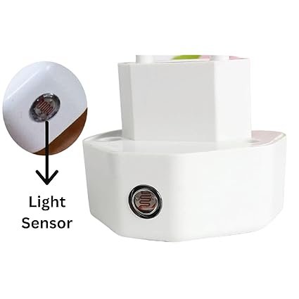 mushroom sensor light 3 LED Mushroom Night Lamp with Multicolour LEDs, Smart Auto On/Off Sensor - Image 4