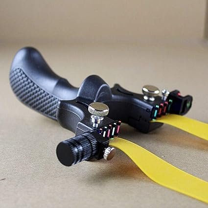 sling shot 3 Slingshot Set,Sling Shot with 3Pcs Band & Sighting Device,High Precision Alloy Slingshot,Outdoor Games for Adults,Beginner & Youth - Image 3