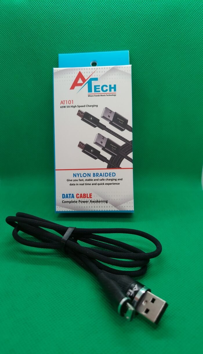 A Tech - 101 Micro USB Braided Cable - Image 1