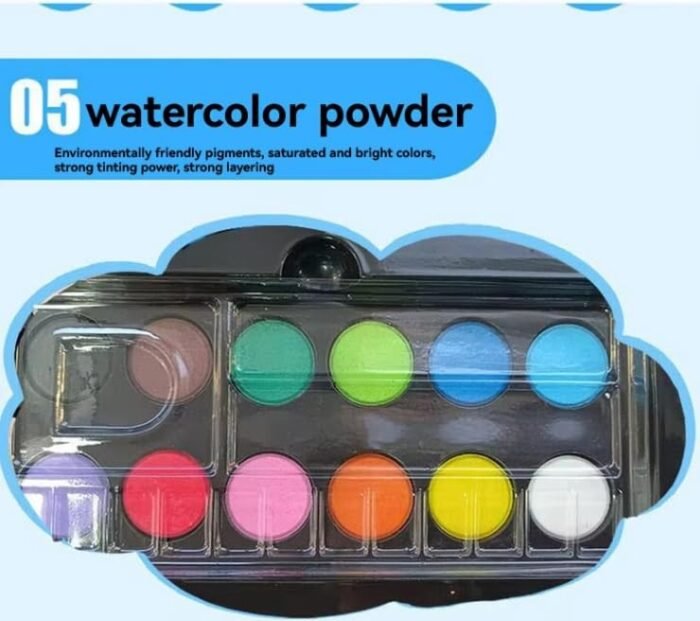 Version 1.0.0 150-Piece Art Supplies Set for Kids | Crayons, Watercolor Markers - Image 7