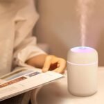 Humidifier for Room Moisture | Best for Cars, Office & Bedroom | Portable, Quiet Ultrasonic Diffuser | Essential Oil Compatible | Ideal Gift for Home, Travel & Yoga