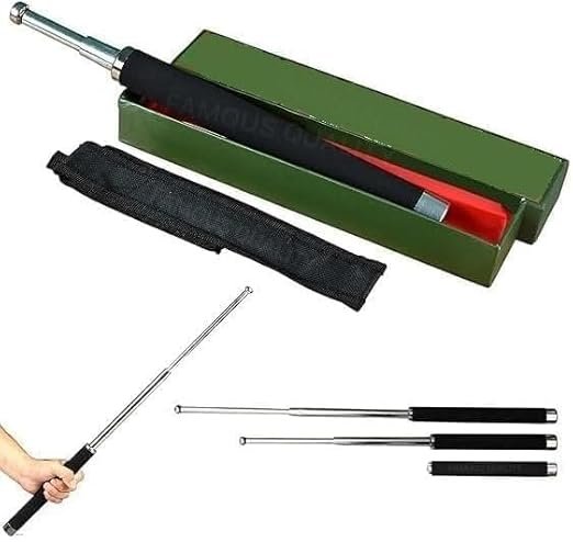 security 4 Self-Defense & Walking Stick | Foldable Multi-Purpose Stick with Comfortable Grip - Image 5