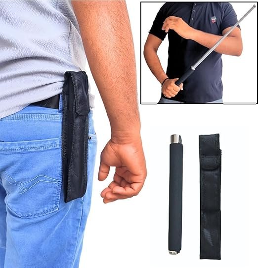security 5 Self-Defense & Walking Stick | Foldable Multi-Purpose Stick with Comfortable Grip - Image 6