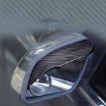 Mirror Rain Visor, Rear View Mirror Rain Eyebrows Smoke Guard Rear View Side Mirror (Pair 1) - Image 2