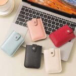 Slim Leather Pull-Out Card Holder Wallet for Men and Women, (Multicolor) - Image 7