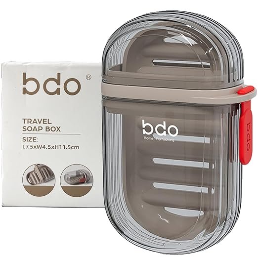 soap case 4 plastic Travel Soap Case, Leakproof Soap Container with Lid - Image 5