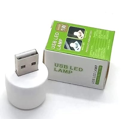 1 Amp Bulb 2 USB LED Mini Bulb 1 W (Pack of 6) Eye Protection Portable Lamp for Reading, Working on PC, Laptop, Power Bank, Bedroom - Image 3