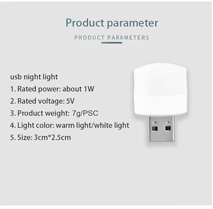 1 Amp Bulb 6 USB LED Mini Bulb 1 W (Pack of 6) Eye Protection Portable Lamp for Reading, Working on PC, Laptop, Power Bank, Bedroom - Image 7