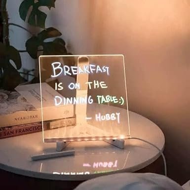 acrylic 2 3d Acrylic LED Message Board, LED Writing Board With Pen Glowing Board - Image 8