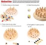 Wooden Memory Chess Board Game - Image 5