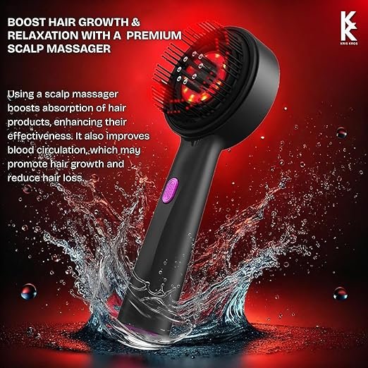 comb 3 Premium Electric Scalp Massager Comb - 3 In 1 Hair Oil Applicator - Image 4