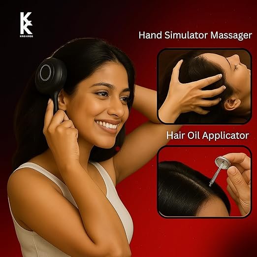 comb 5 Premium Electric Scalp Massager Comb - 3 In 1 Hair Oil Applicator - Image 6