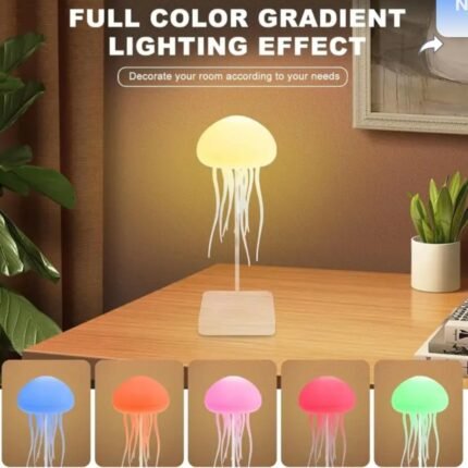 DIY Jellyfish Lamp with Smart Voice Control and Aurora Mood LED Light