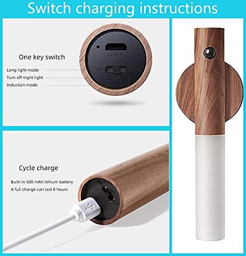 light 9 USB Charging Smart Body Sensor Night Light With Motion Detection - Image 10
