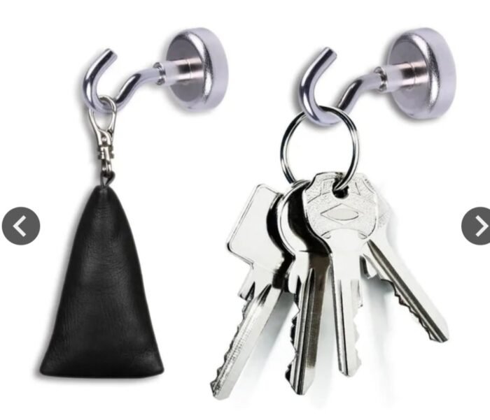 magnetic hook (2) Magnetic Hooks - Heavy Duty - Pack of 4 - Image 7