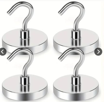Magnetic Hooks - Heavy Duty - Pack of 4