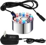 12-LED Mist Maker Fogger Water Fountain Pond Atomizer Air Humidifier