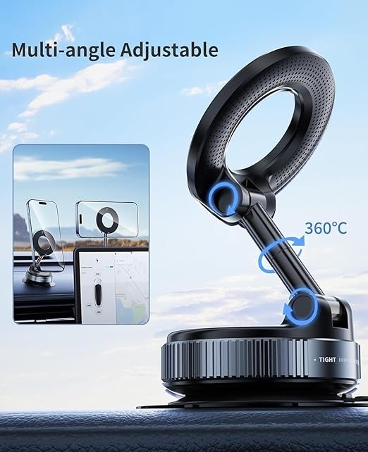 stand 2 360° Vaccum Magnetic Phones Holder - Image 3