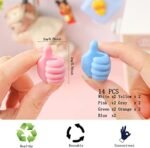 4 Pieces Thumb Wall Hook, - Image 3